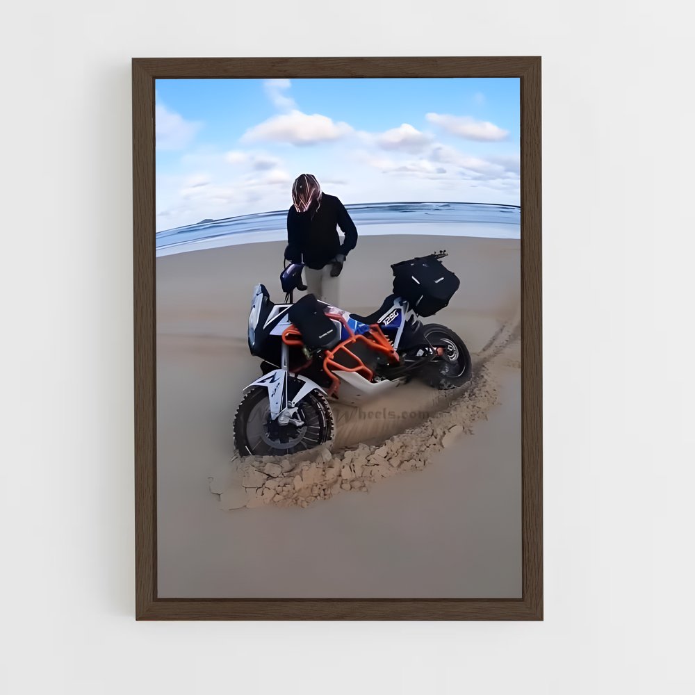 Poster Surf et Moto – affiche KTM Moto (vue 5)